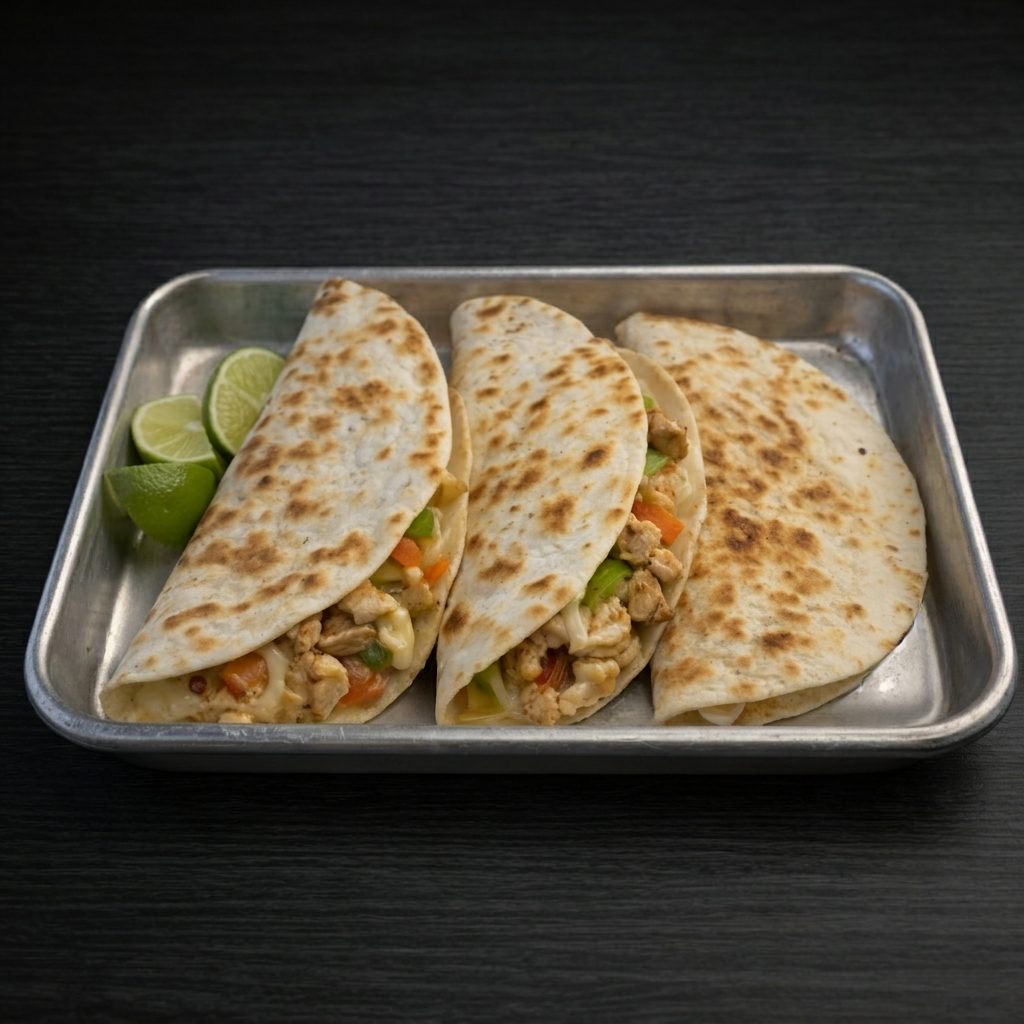 Kids Quesadilla with Meat.