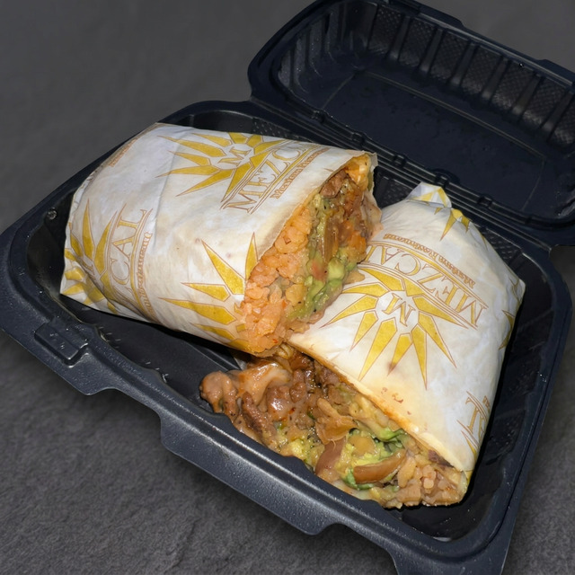 Mezcal Burrito.